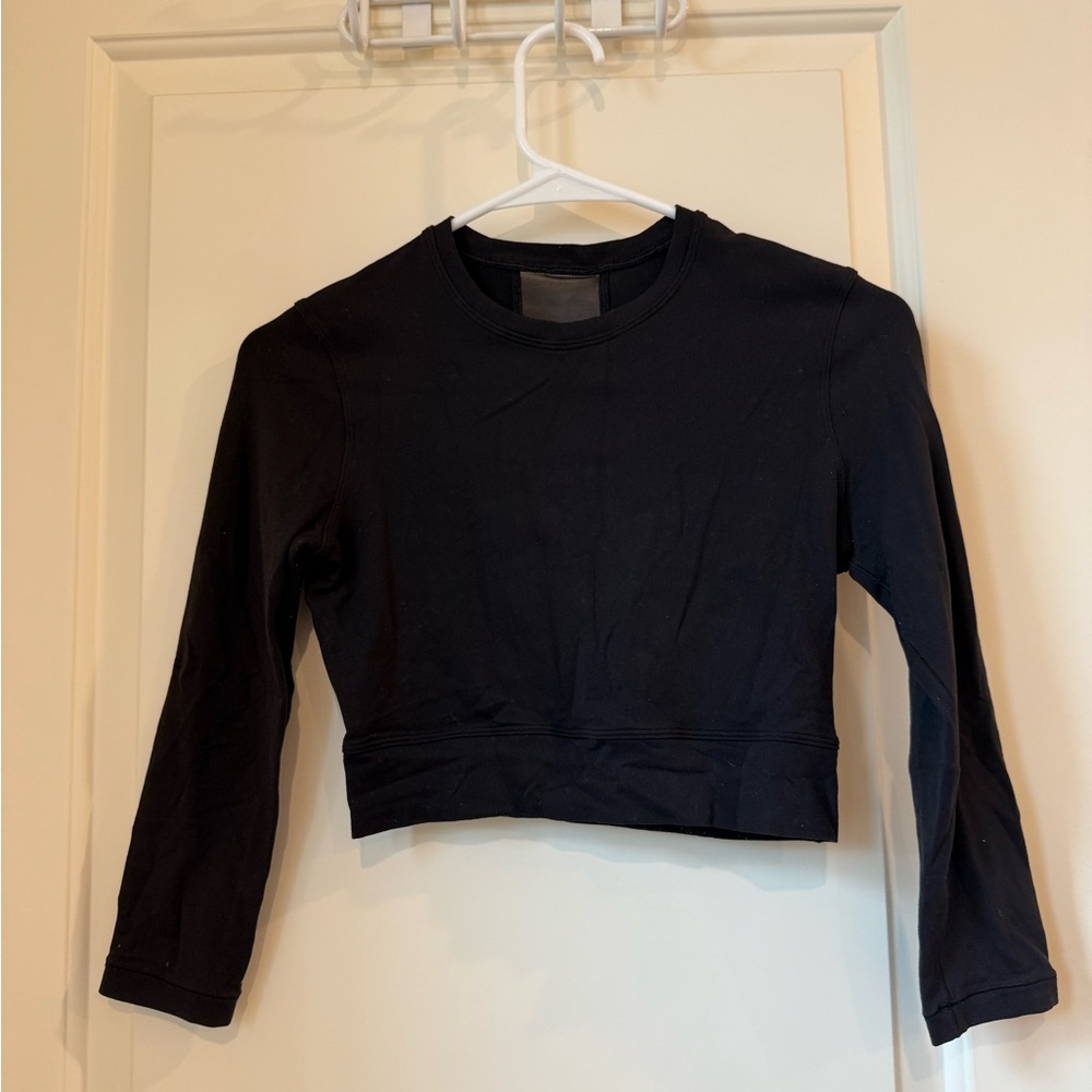 lululemon athletica Black Crop Top